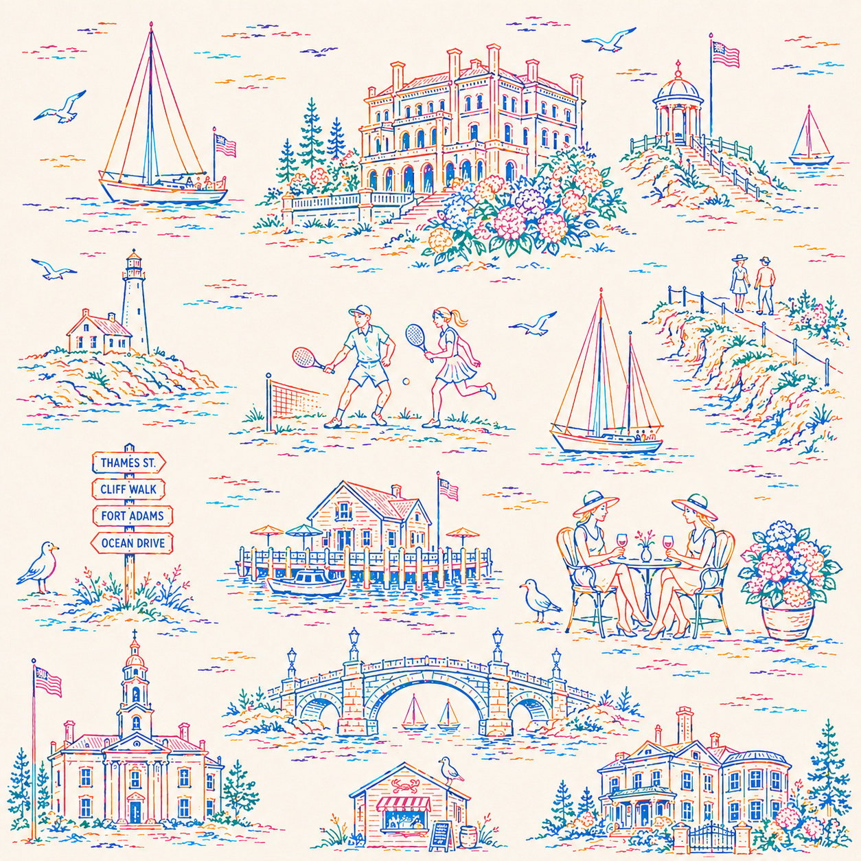 Newport in Neon