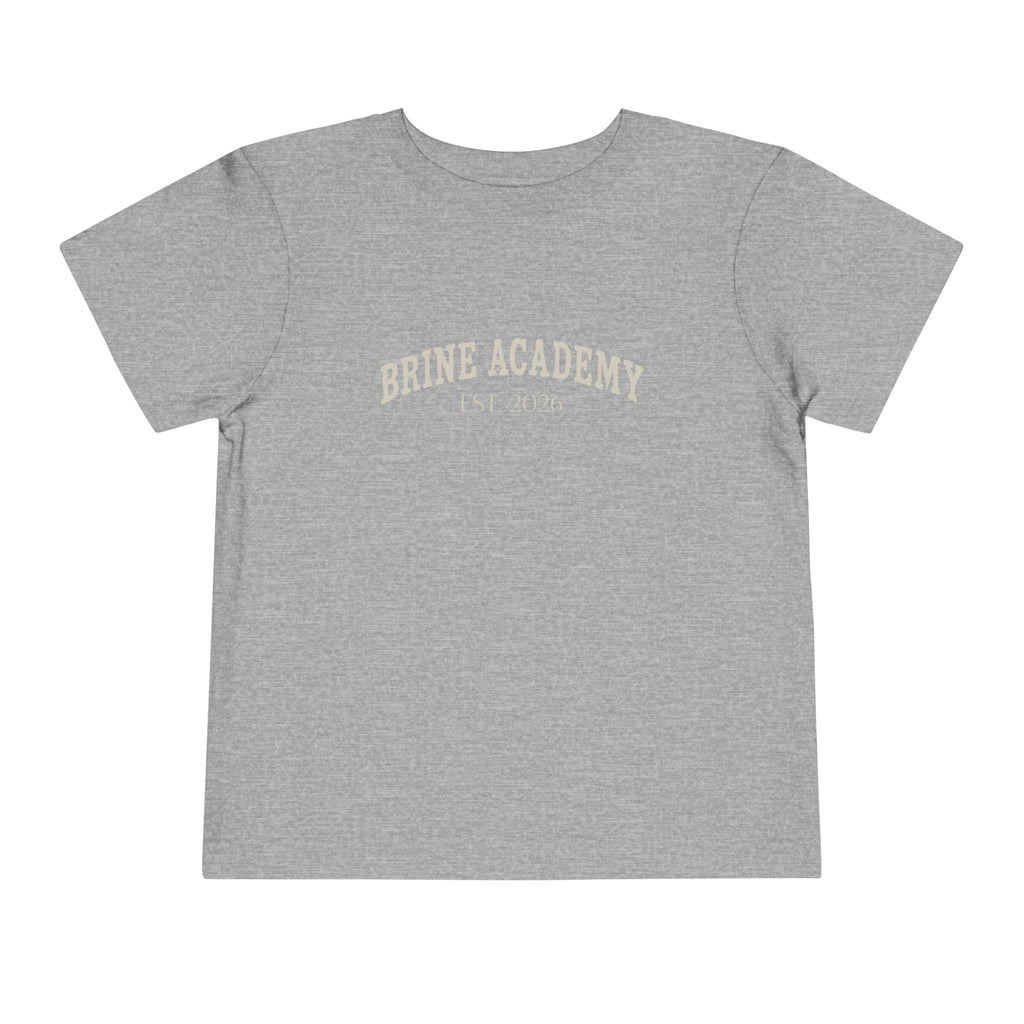 Toddler Tee — 'Brine Academy Est. 2026' Vintage School Kids Shirt