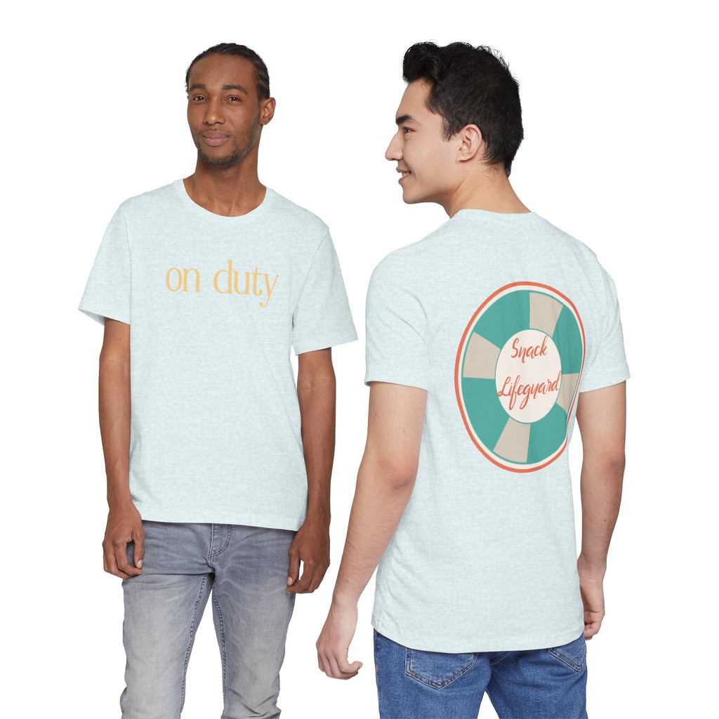 Snack Lifeguard Retro Lifesaver Graphic T-Shirt