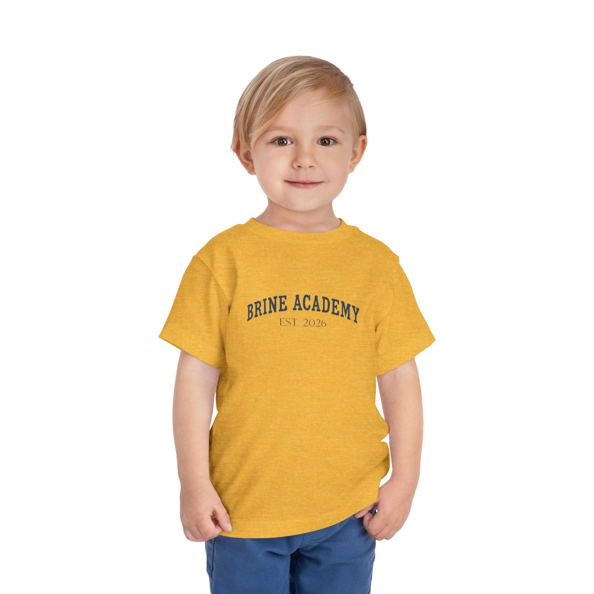 Toddler Tee — 'Brine Academy Est. 2026' Vintage School Kids Shirt