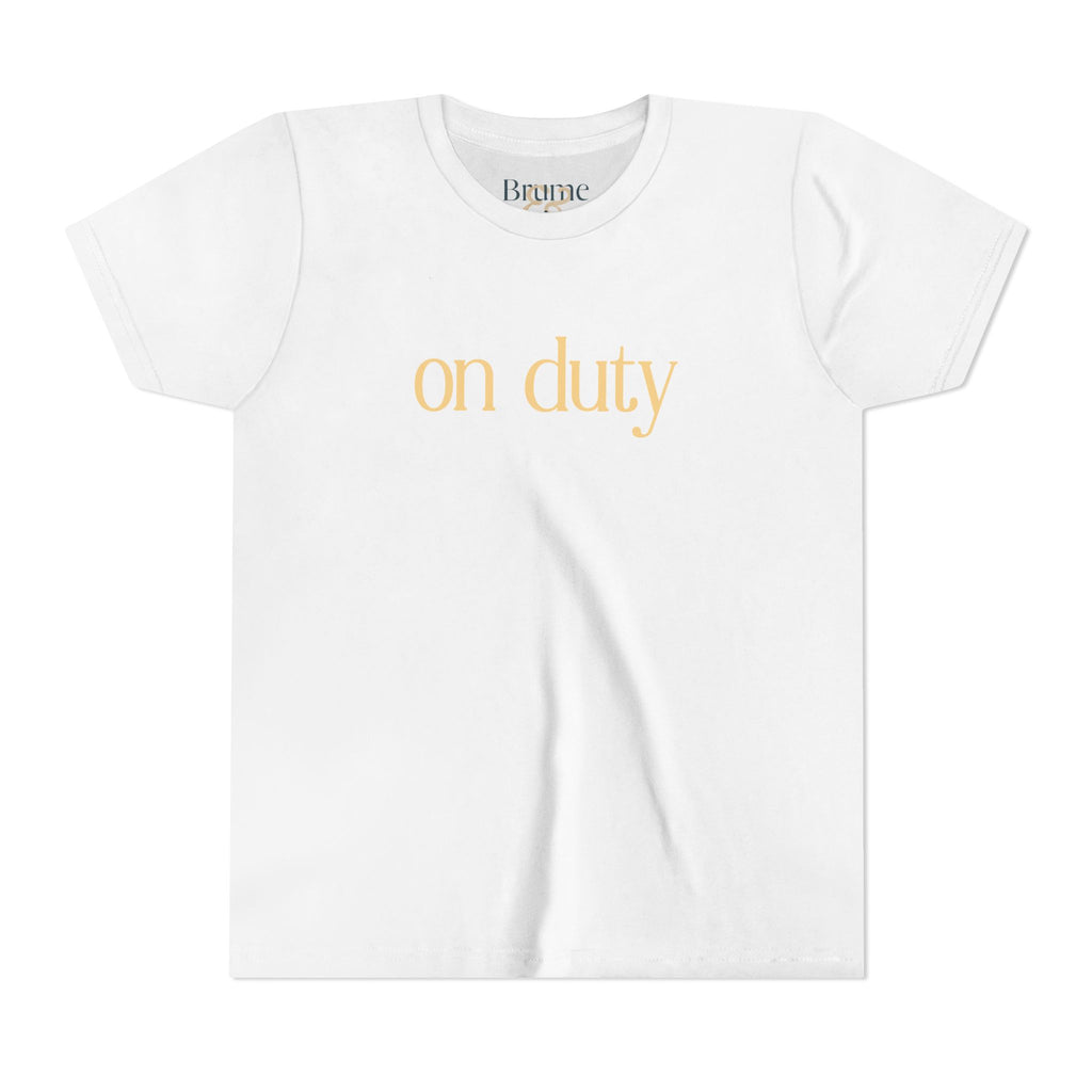 Brine Beach Club Junior Beach Patrol Youth Tee — 'On Duty'