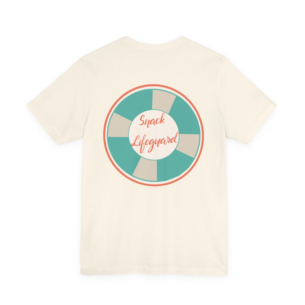 Snack Lifeguard Retro Lifesaver Graphic T-Shirt