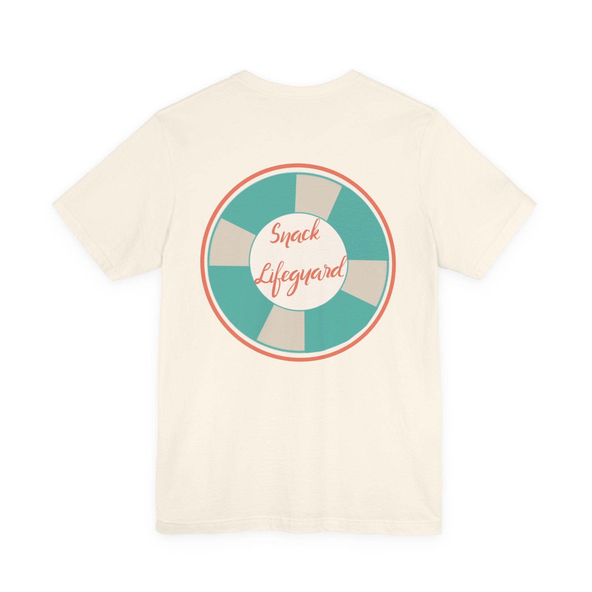 Snack Lifeguard Retro Lifesaver Graphic T-Shirt