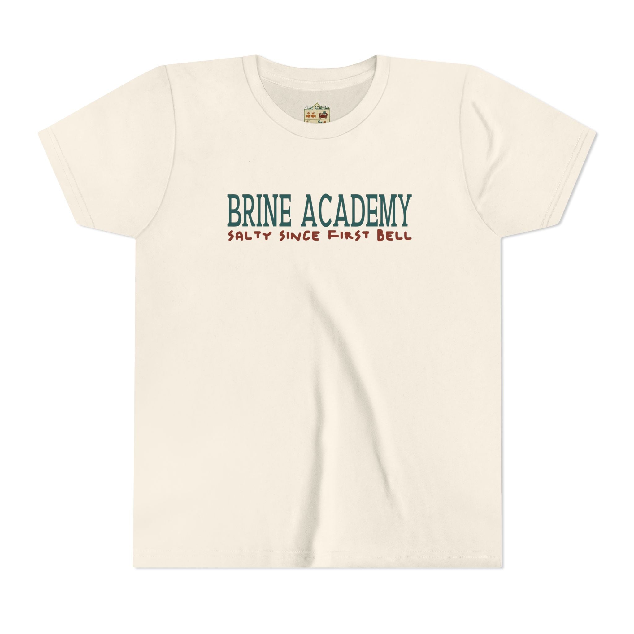 Brine Academy Youth Tee — Snack Sciences Crab Shirt