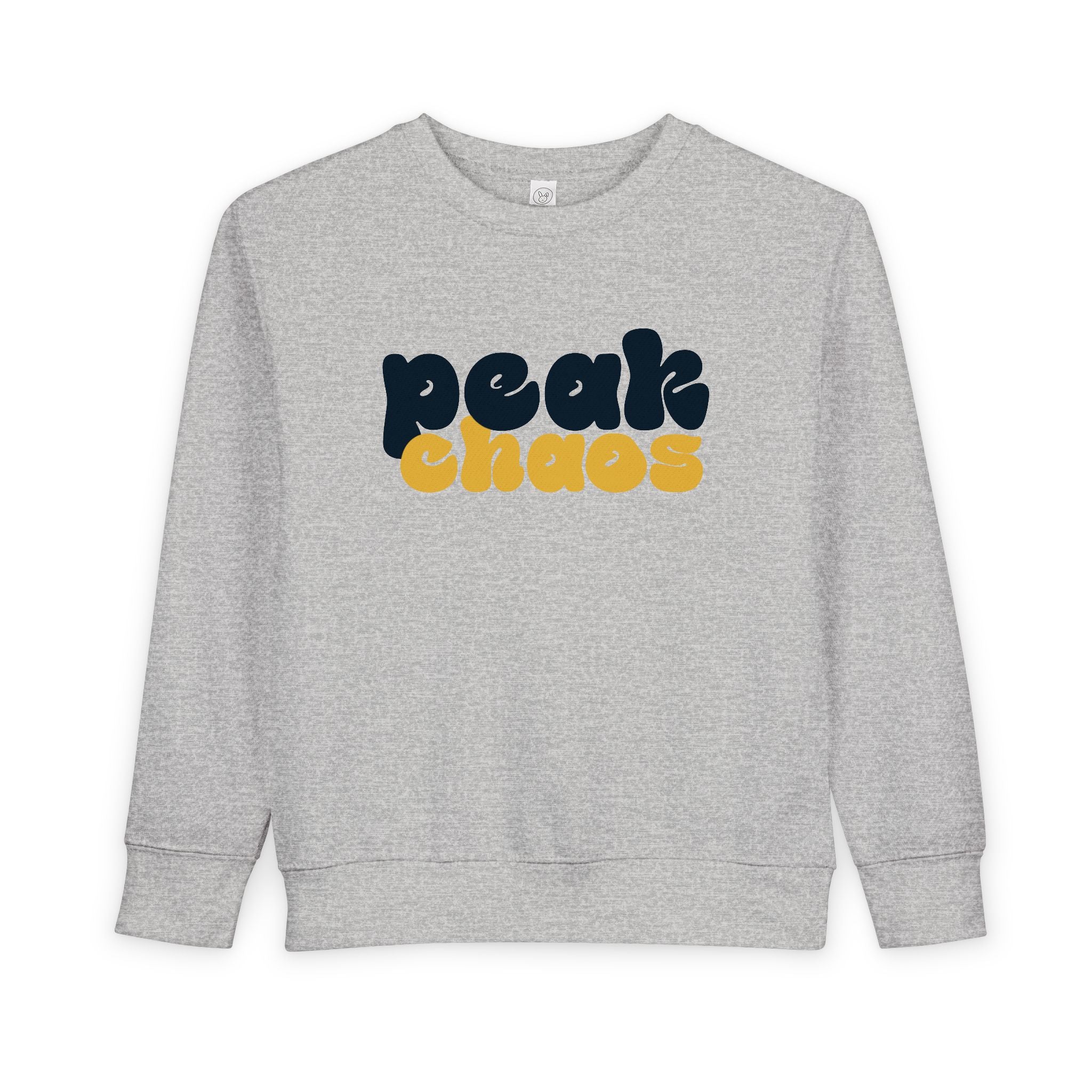 Copy of Peak Chaos Toddler Sweatshirt — Playful Graphic Crewneck for Little Kids