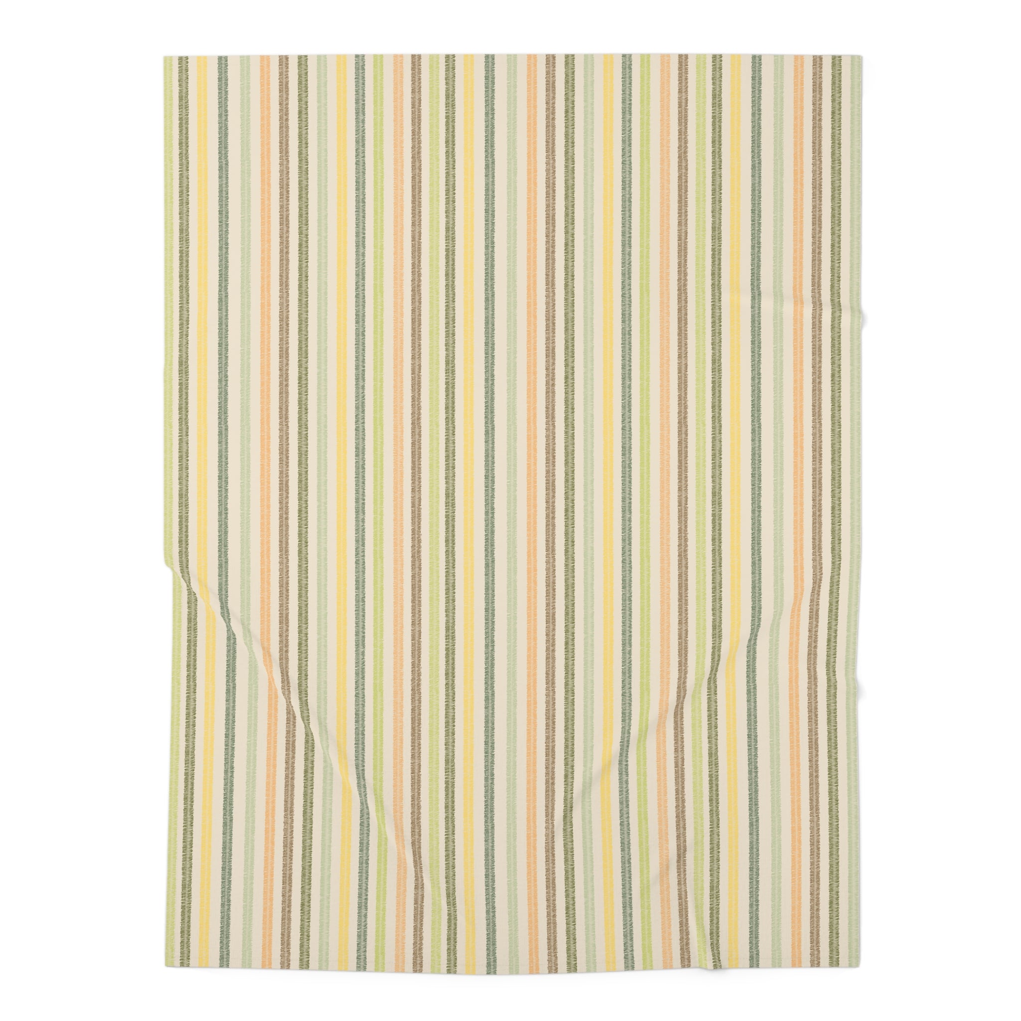 Striped Pastel Baby Swaddle Blanket — Soft Neutral Nursery Wrap
