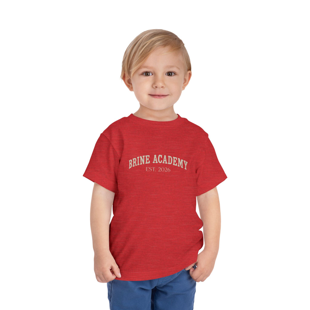 Toddler Tee — 'Brine Academy Est. 2026' Vintage School Kids Shirt