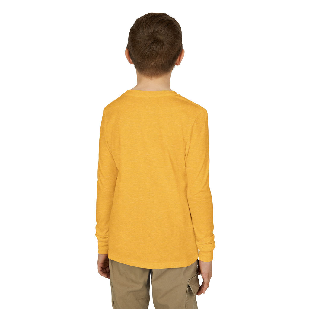 Brine Academy Youth Long Sleeve Tee — Retro Campus Logo Shirt
