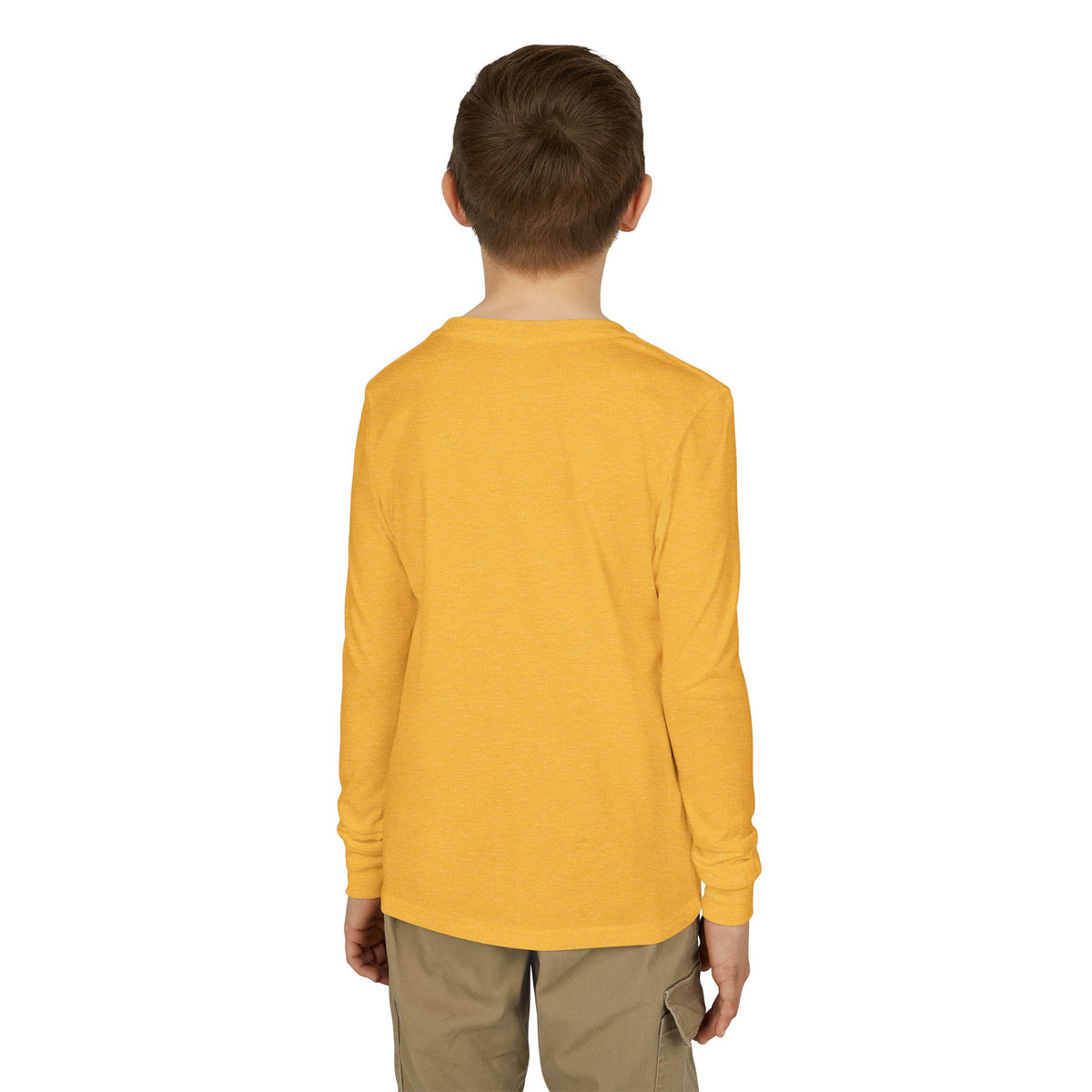 Brine Academy Youth Long Sleeve Tee — Retro Campus Logo Shirt