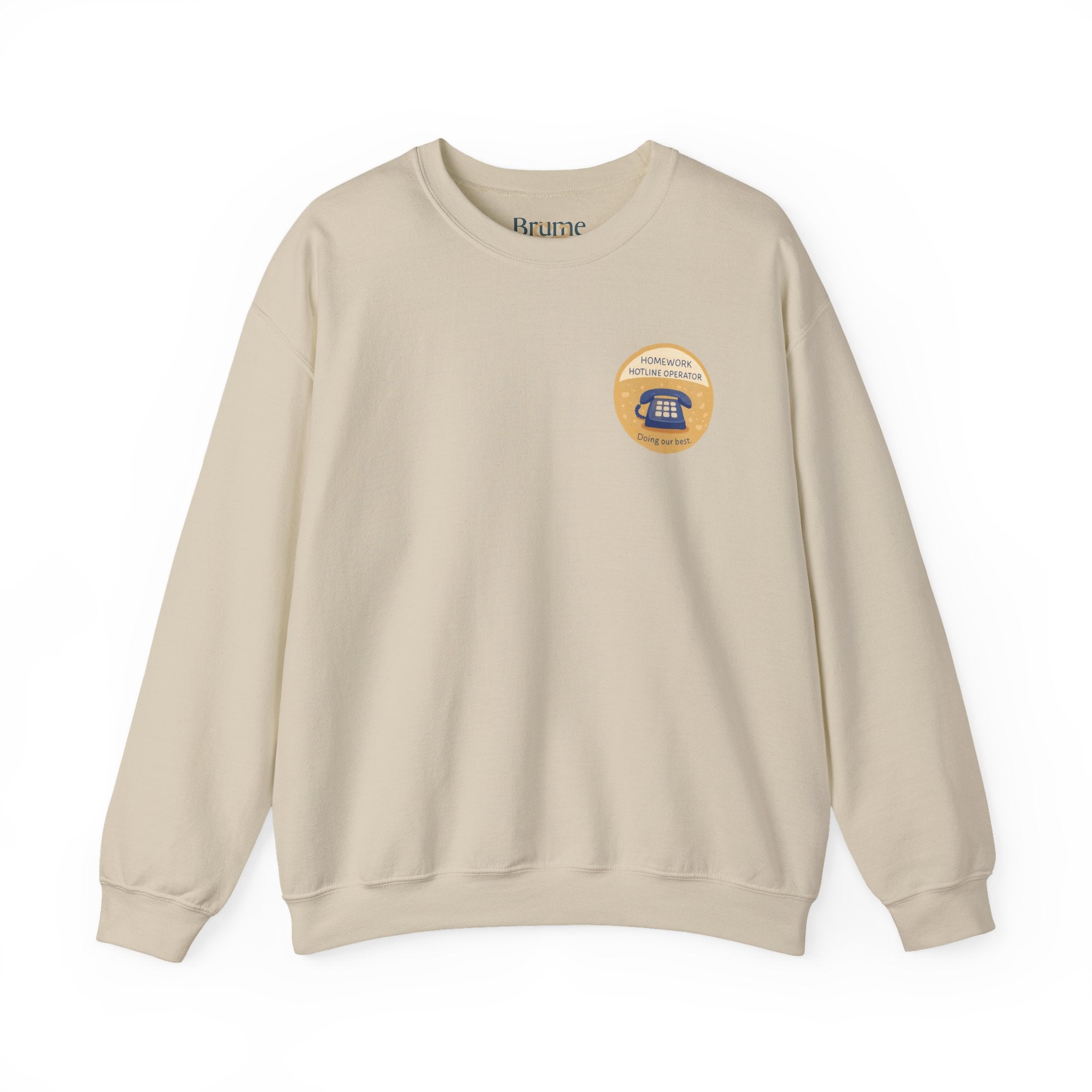 Homework Hotline Mom Merit Badge Sweatshirt