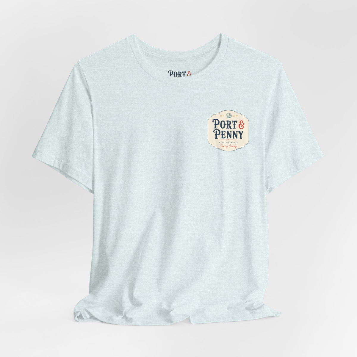 Port & Penny Retro Candy Bag Graphic Tee — Cute Vintage Snack Shirt
