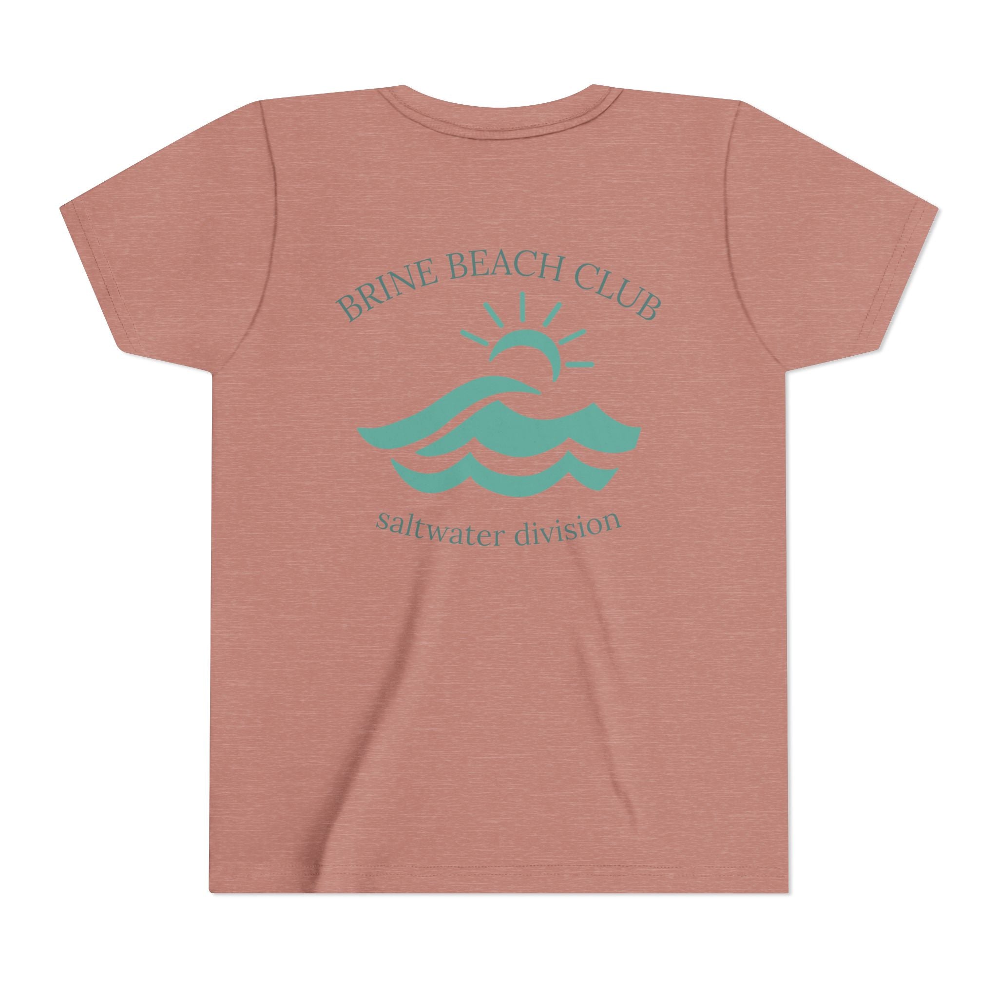 Brine Beach Club Youth Tee - Saltwater Division Waves Design