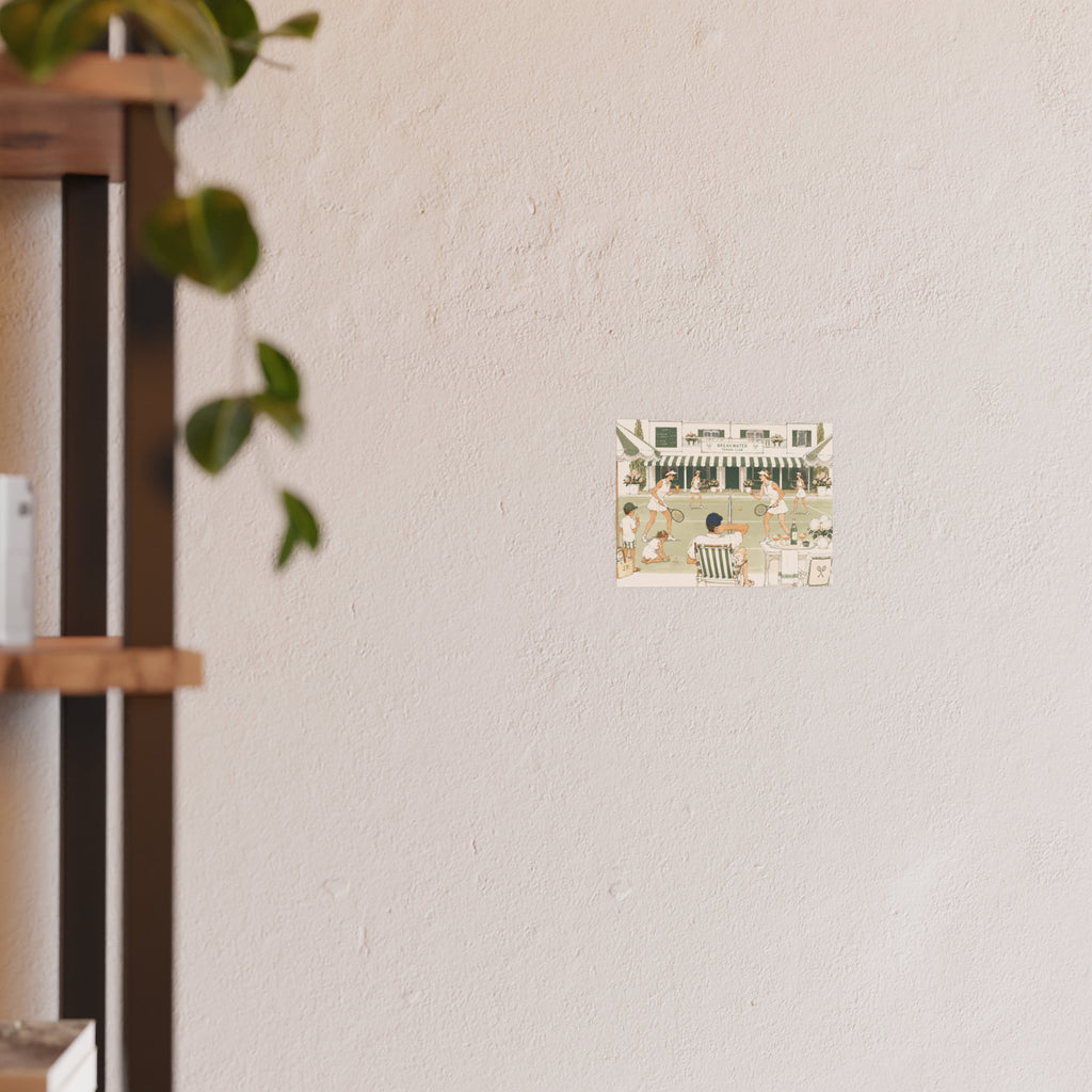 Breakwater Tennis Club Art Print — Satin & Archival Matte Poster