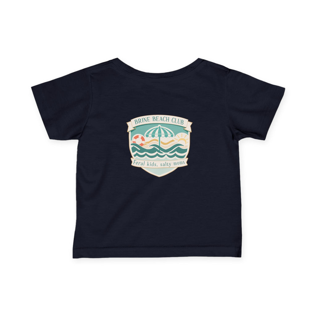 Brine Beach Club Infant Tee — Vintage Beach Club Toddler Top