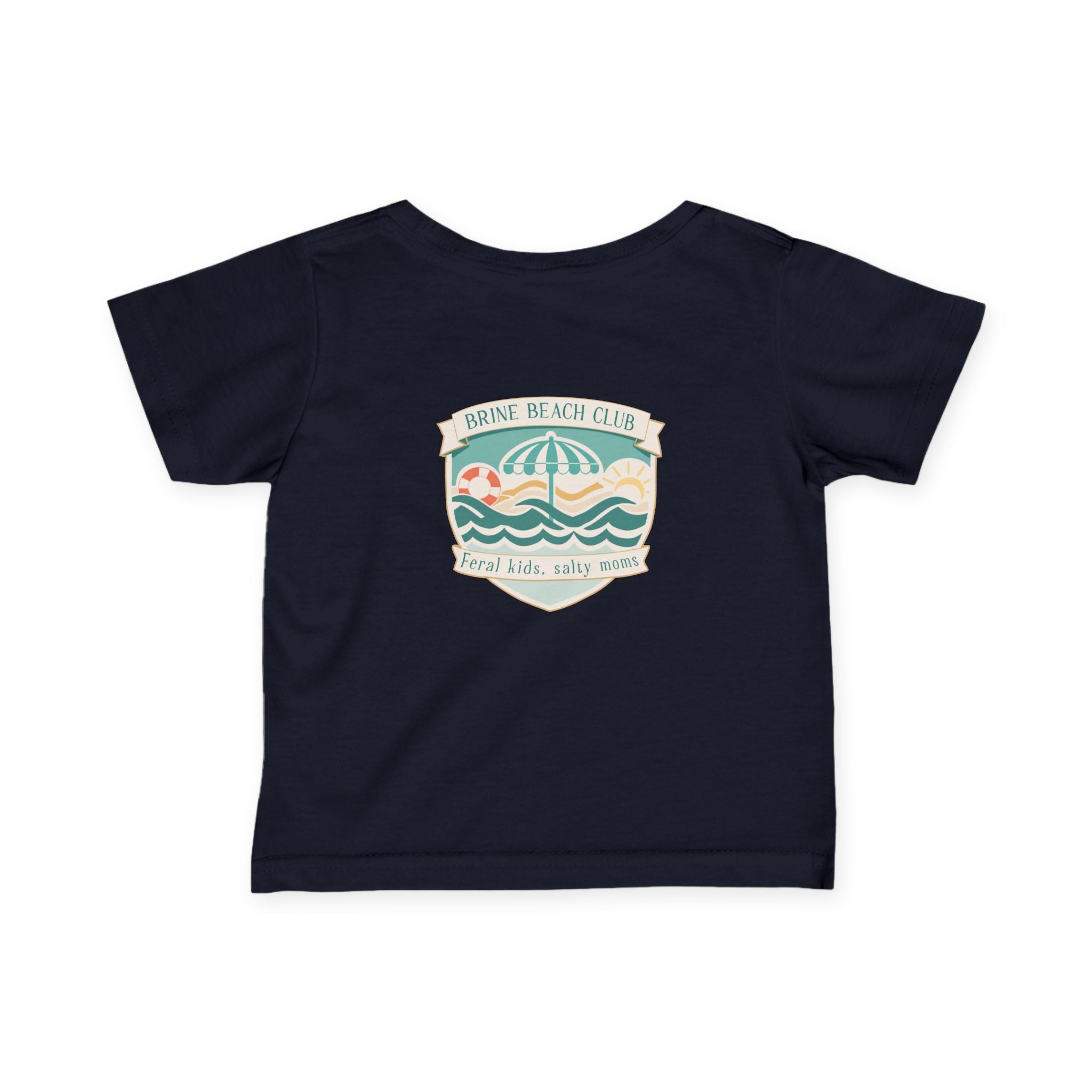 Brine Beach Club Infant Tee — Vintage Beach Club Toddler Top