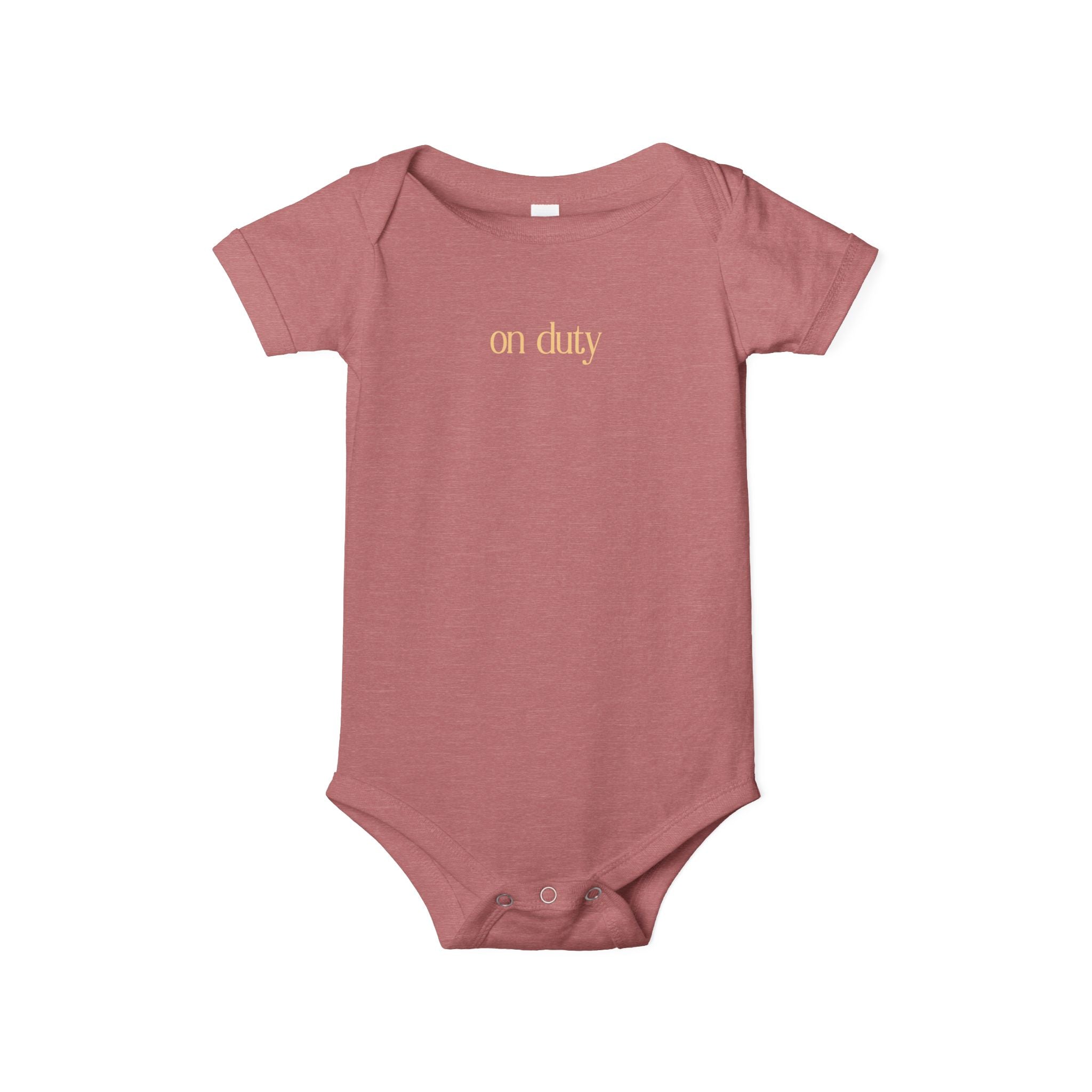 Infant Bodysuit — "Captain On Duty" Brine Beach Club