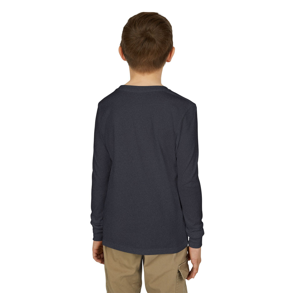 Brine Academy Youth Long Sleeve Tee — Retro Campus Logo Shirt