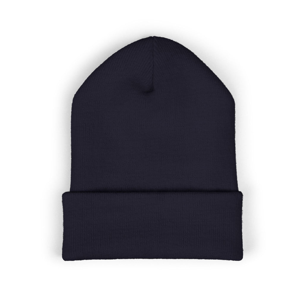 Embroidered 'Love, But Make It Chaos' Cuffed Beanie