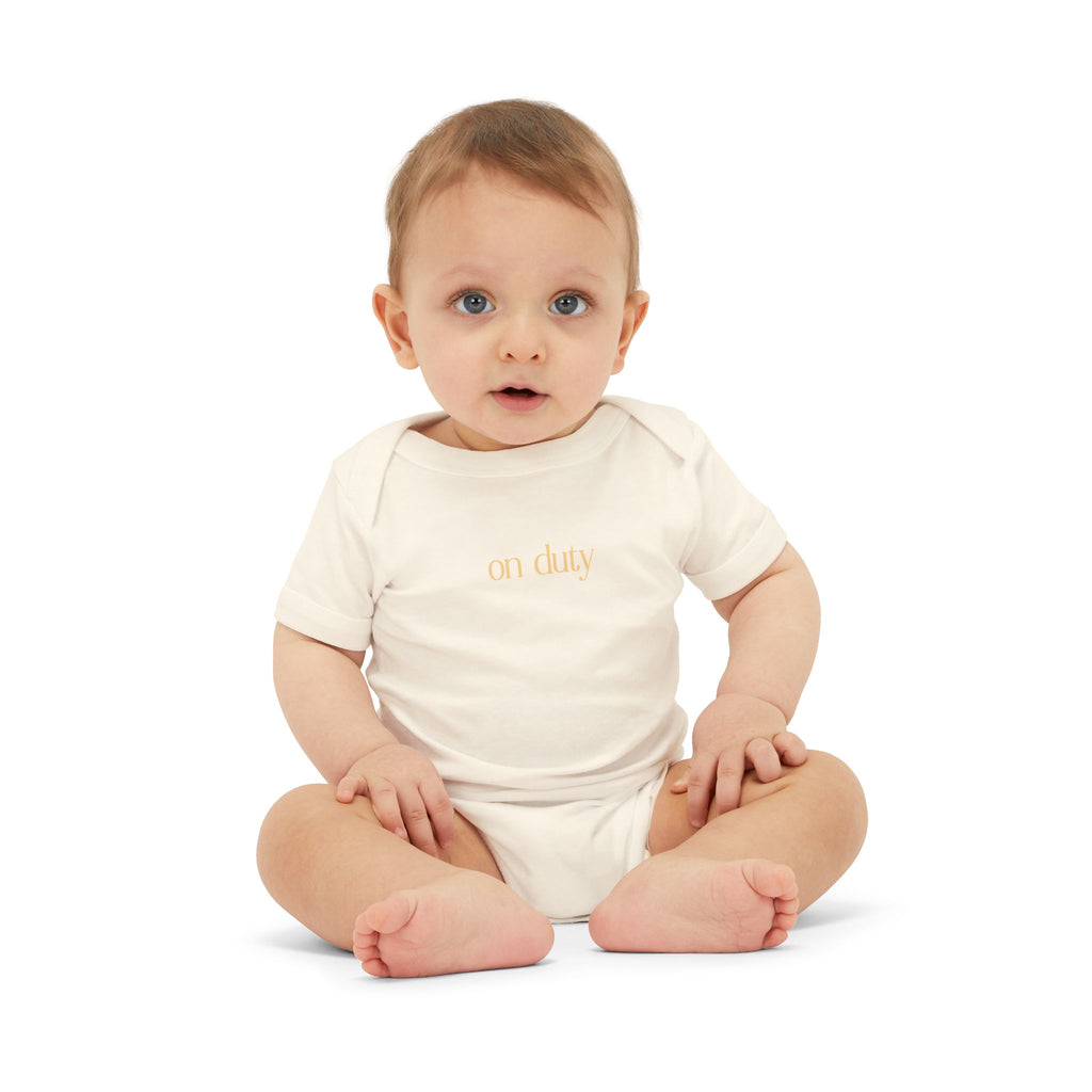 Infant Bodysuit — "Captain On Duty" Brine Beach Club
