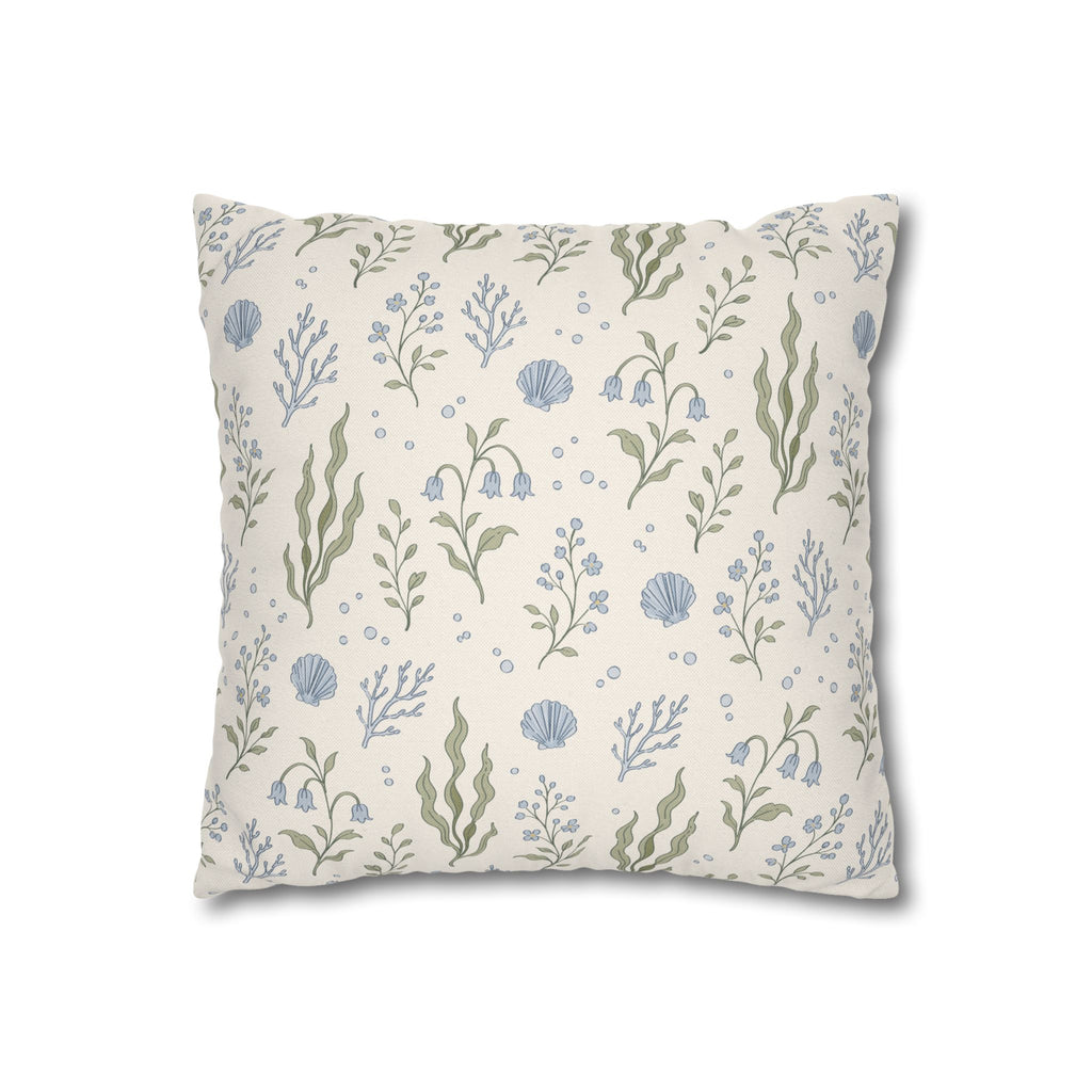 Sea Garden throw pillow cover Pillowcase | Square Decorative Pillowcase