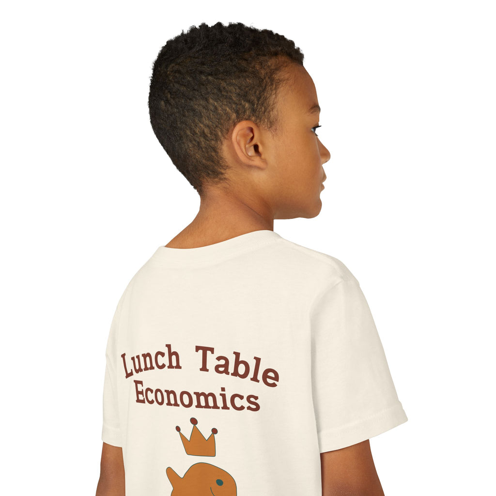 Youth Tee — "Brine Academy" Lunch Table Economics Kids Shirt