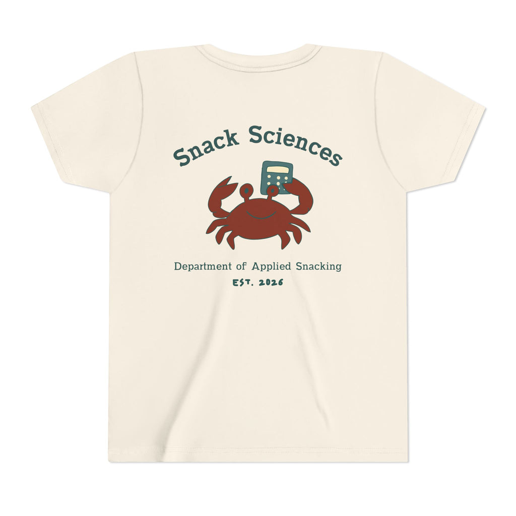 Brine Academy Youth Tee — Snack Sciences Crab Shirt