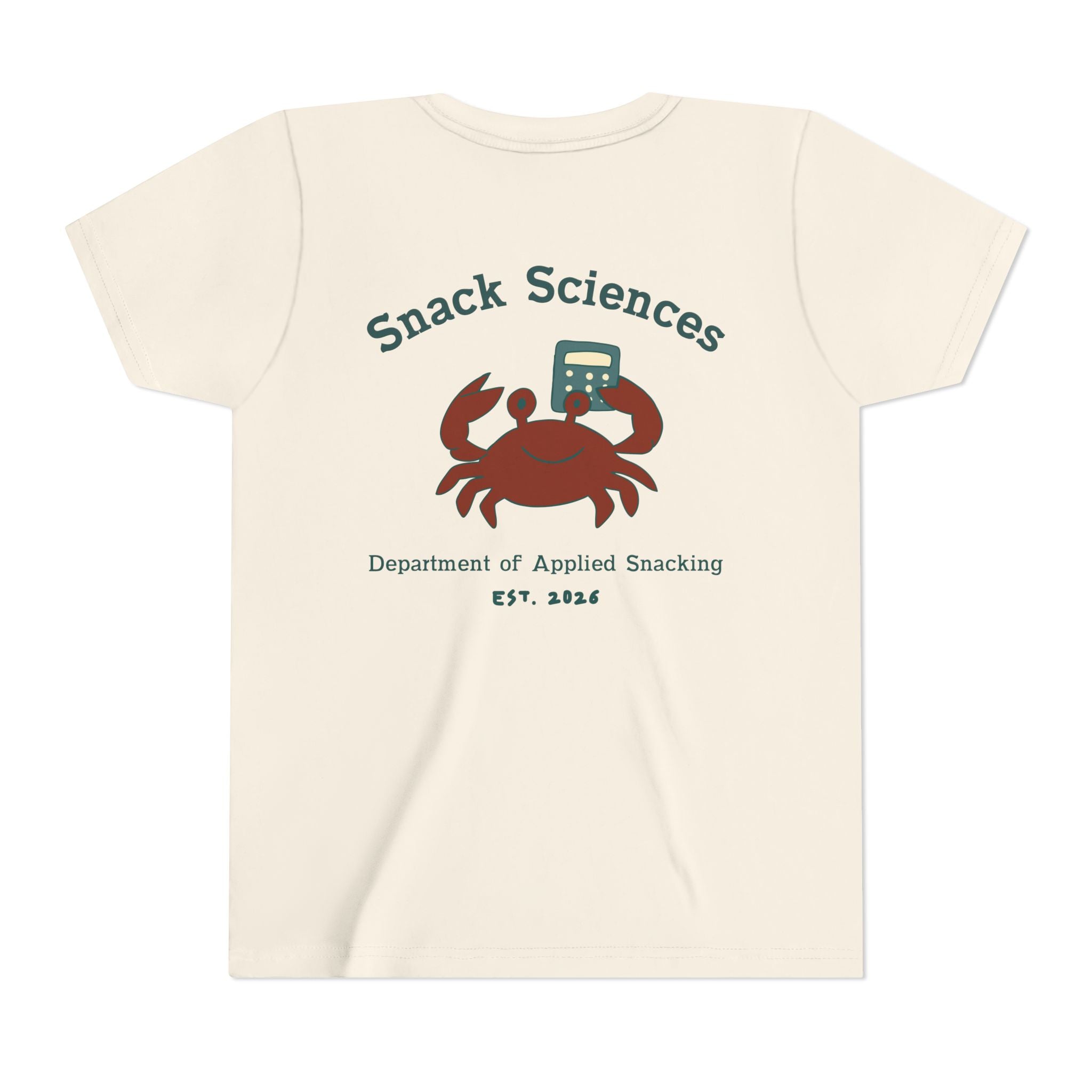 Brine Academy Youth Tee — Snack Sciences Crab Shirt