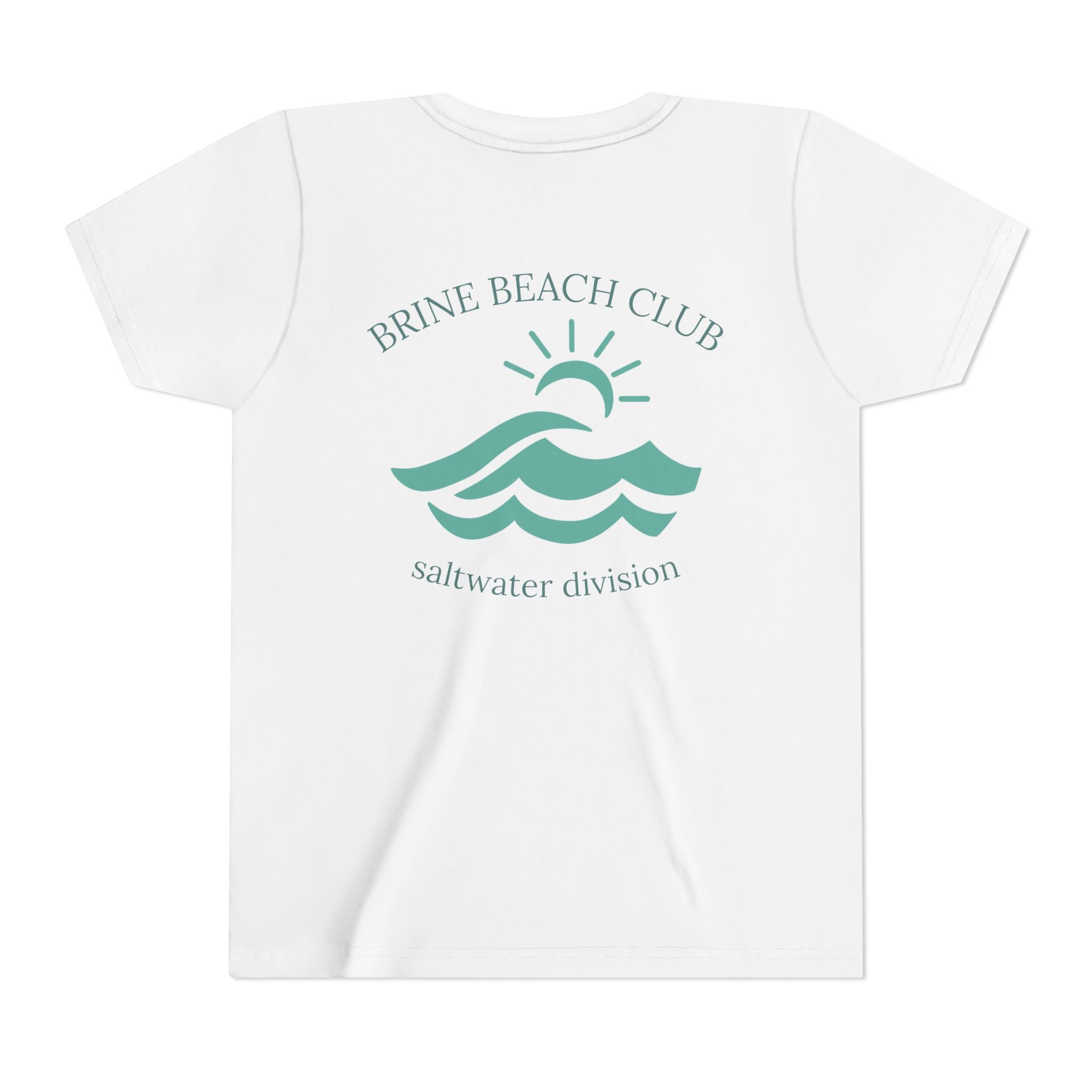 Brine Beach Club Youth Tee - Saltwater Division Waves Design