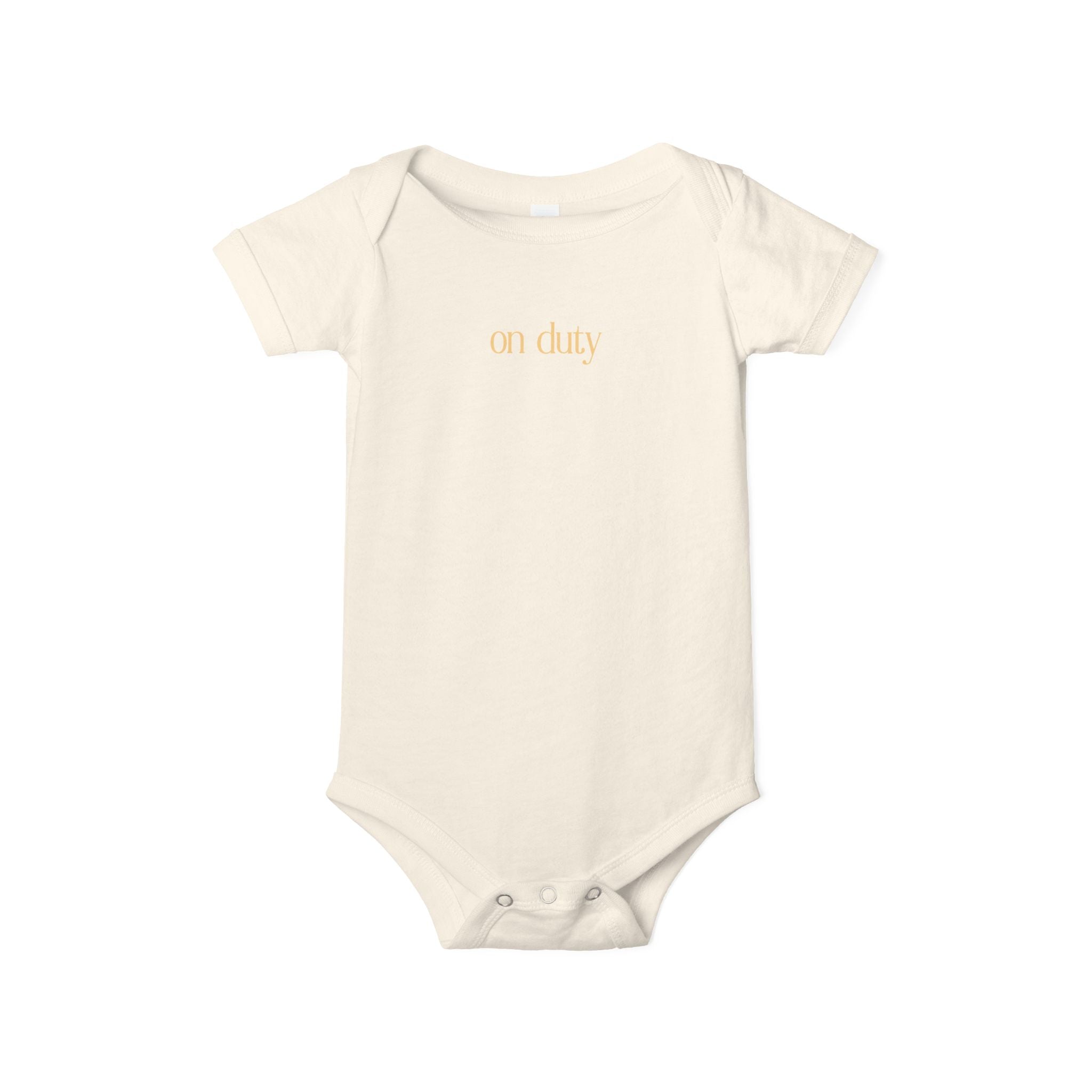 Infant Bodysuit — "Captain On Duty" Brine Beach Club