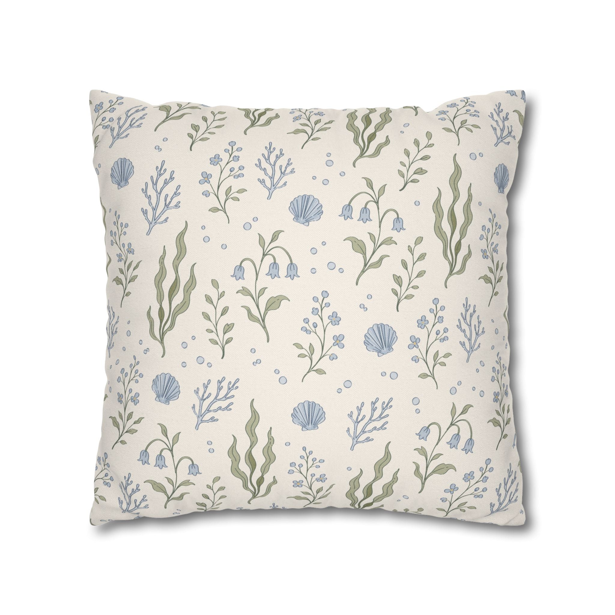 Sea Garden throw pillow cover Pillowcase | Square Decorative Pillowcase