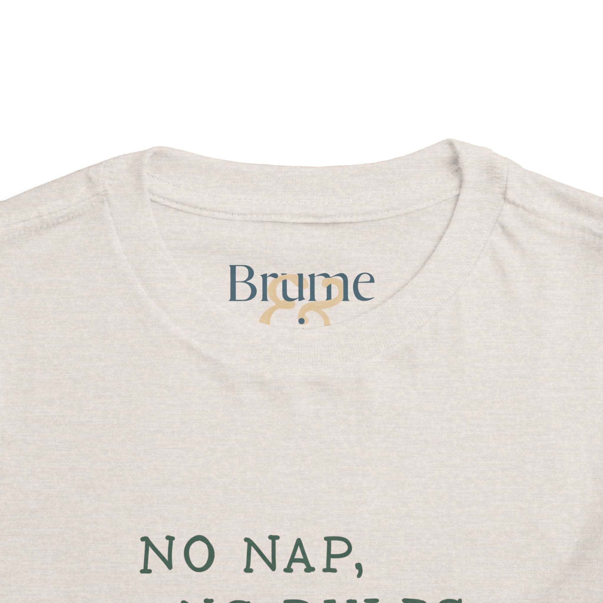 Toddler Tee — "No Nap, No Rules" Feral Kids Beach Club Graphic Shirt