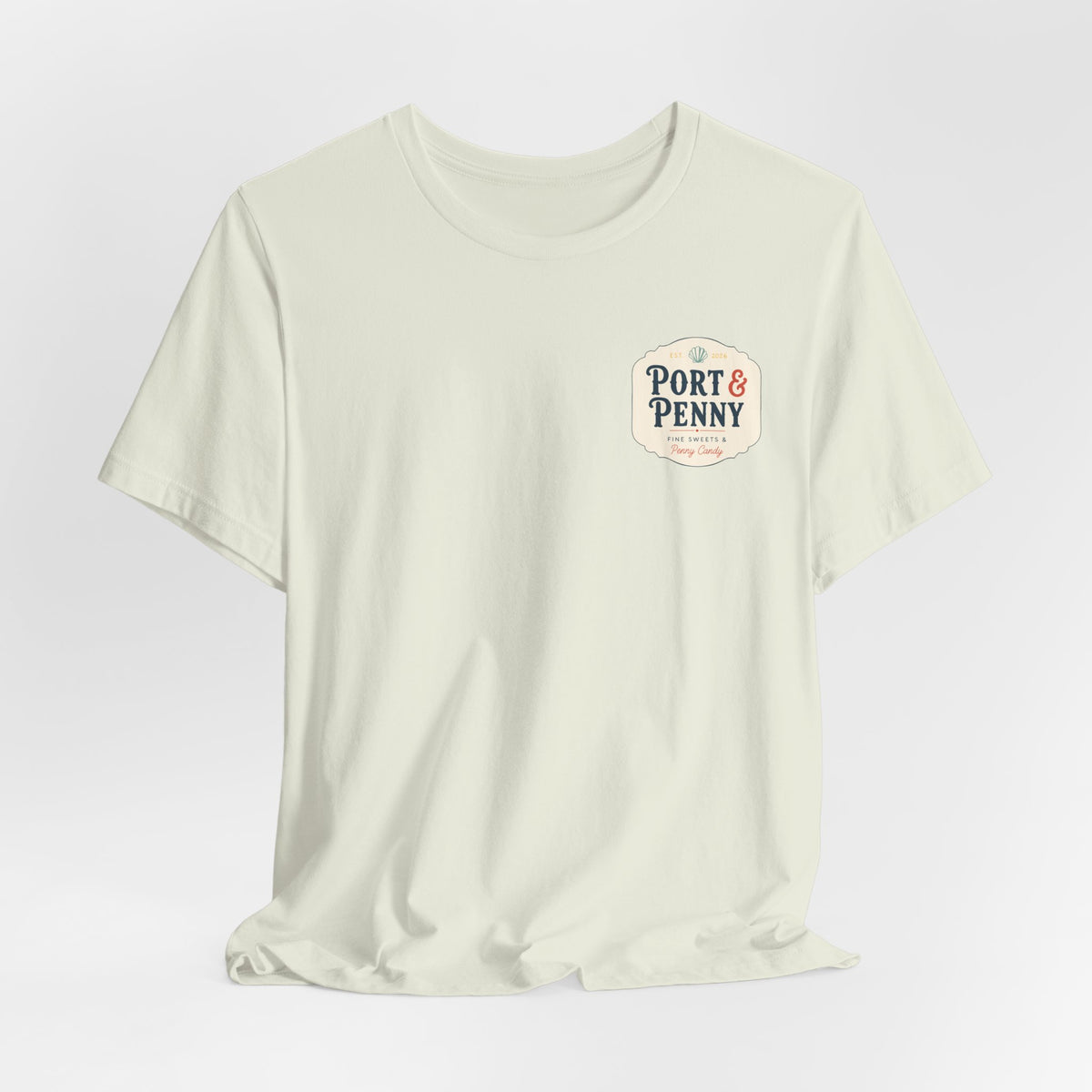 Port & Penny Retro Candy Bag Graphic Tee — Cute Vintage Snack Shirt