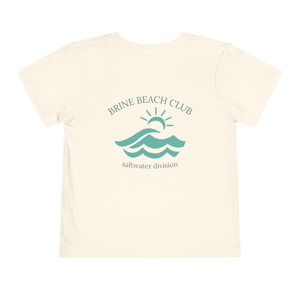 Toddler Tee — Brine Beach Club Saltwater Division Waves Graphic