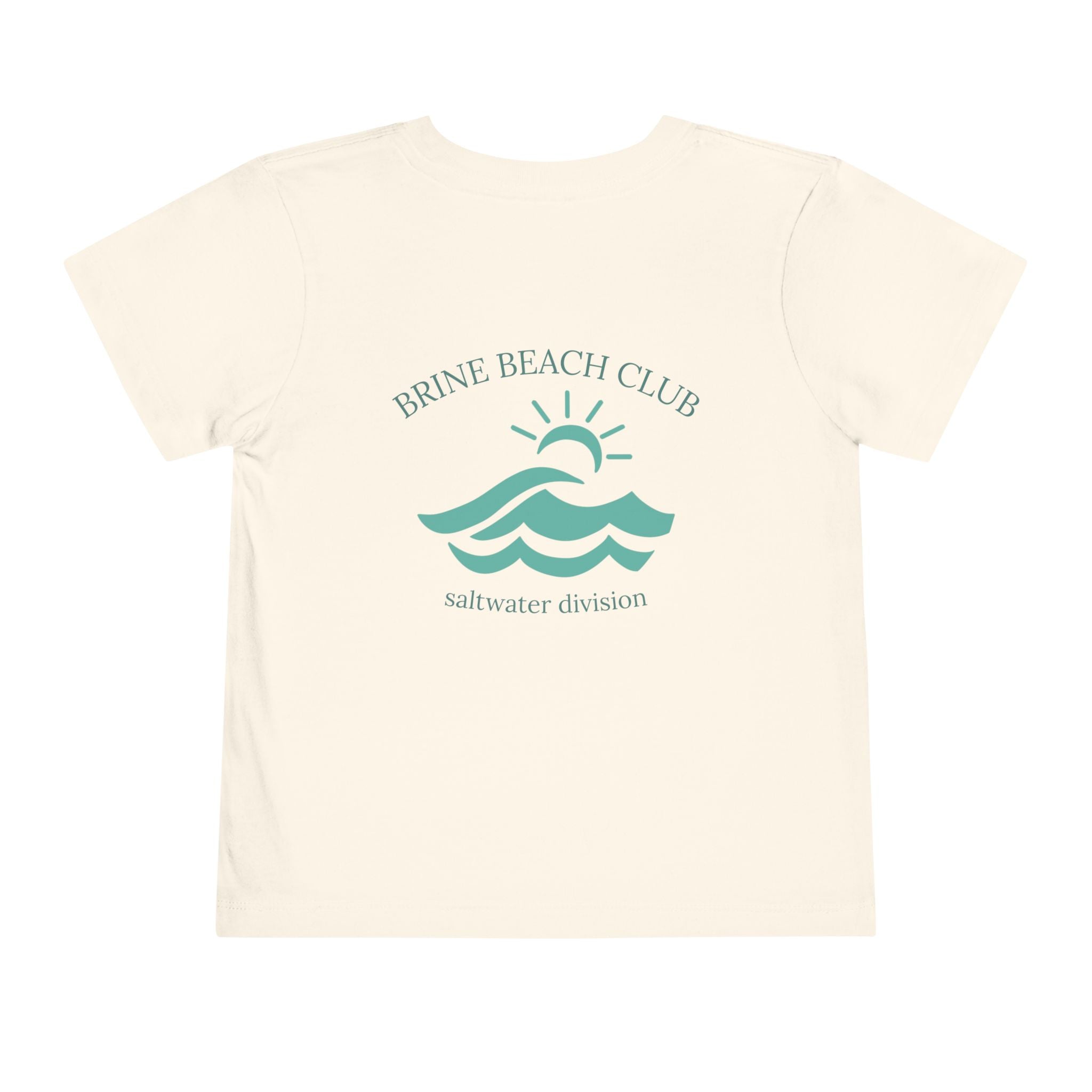 Toddler Tee — Brine Beach Club Saltwater Division Waves Graphic