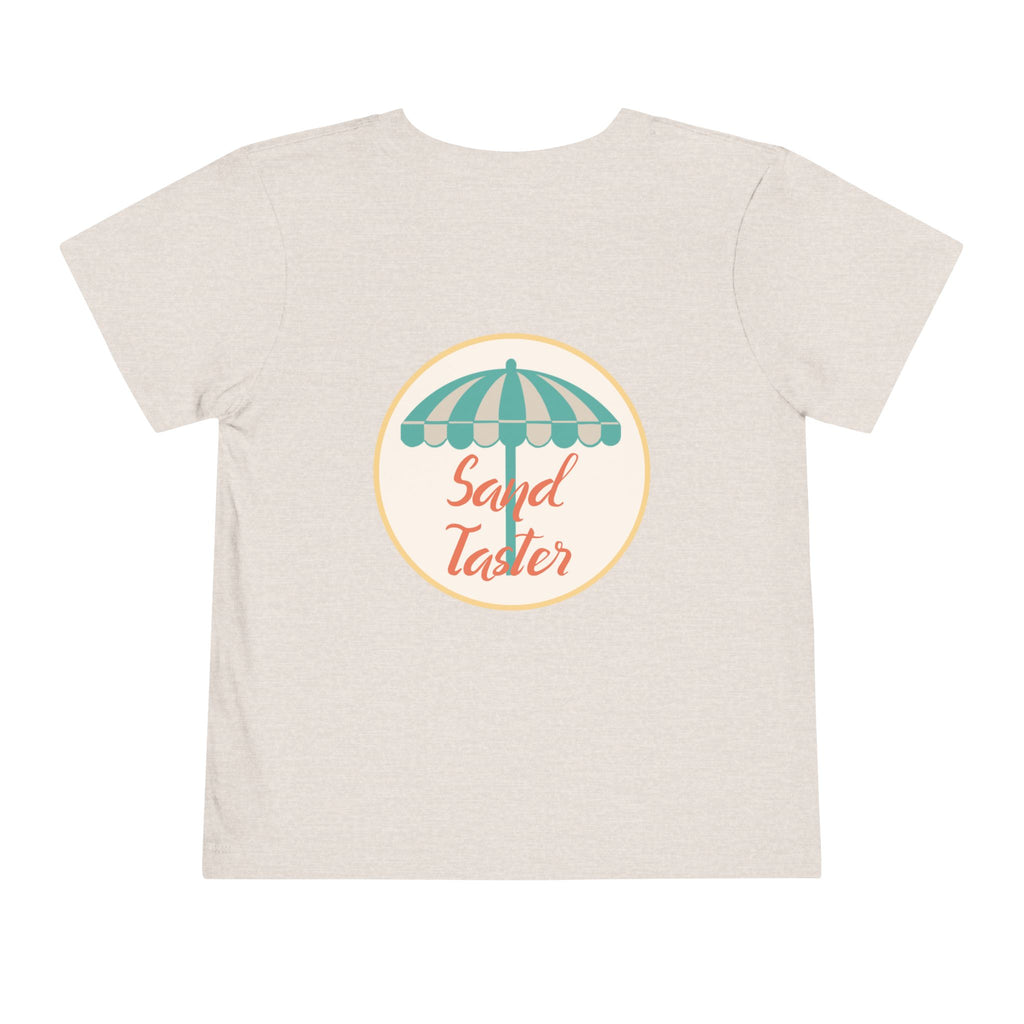 Brine Beach Club "Sand Taster On Duty" Toddler Short Sleeve Tee