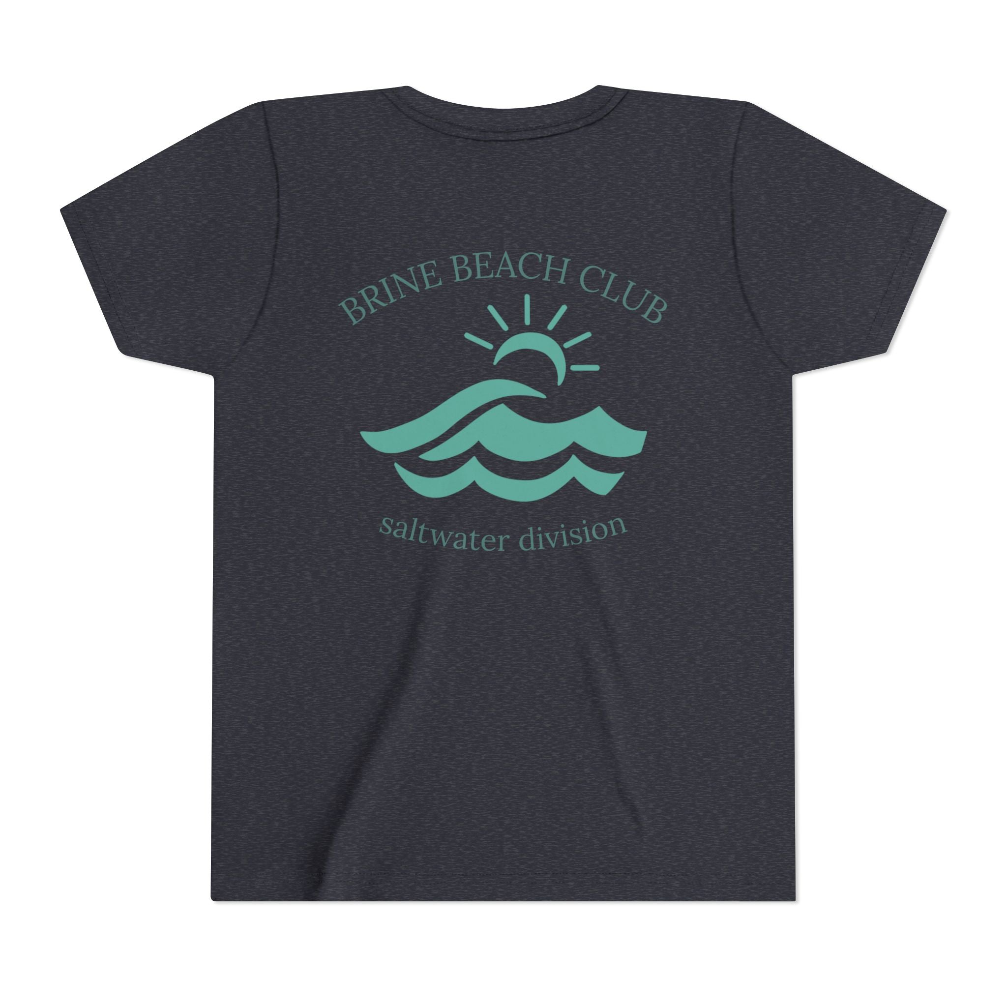 Brine Beach Club Youth Tee - Saltwater Division Waves Design