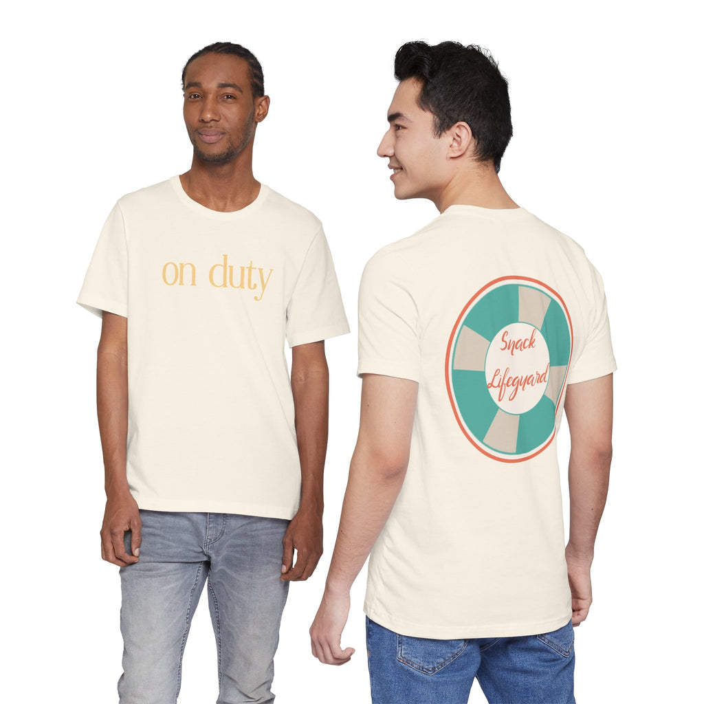Snack Lifeguard Retro Lifesaver Graphic T-Shirt
