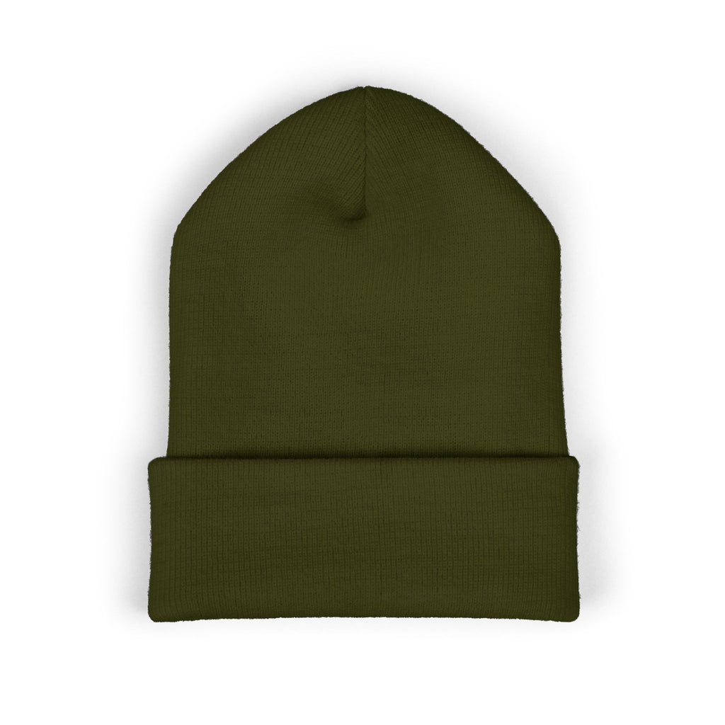 Embroidered 'Love, But Make It Chaos' Cuffed Beanie