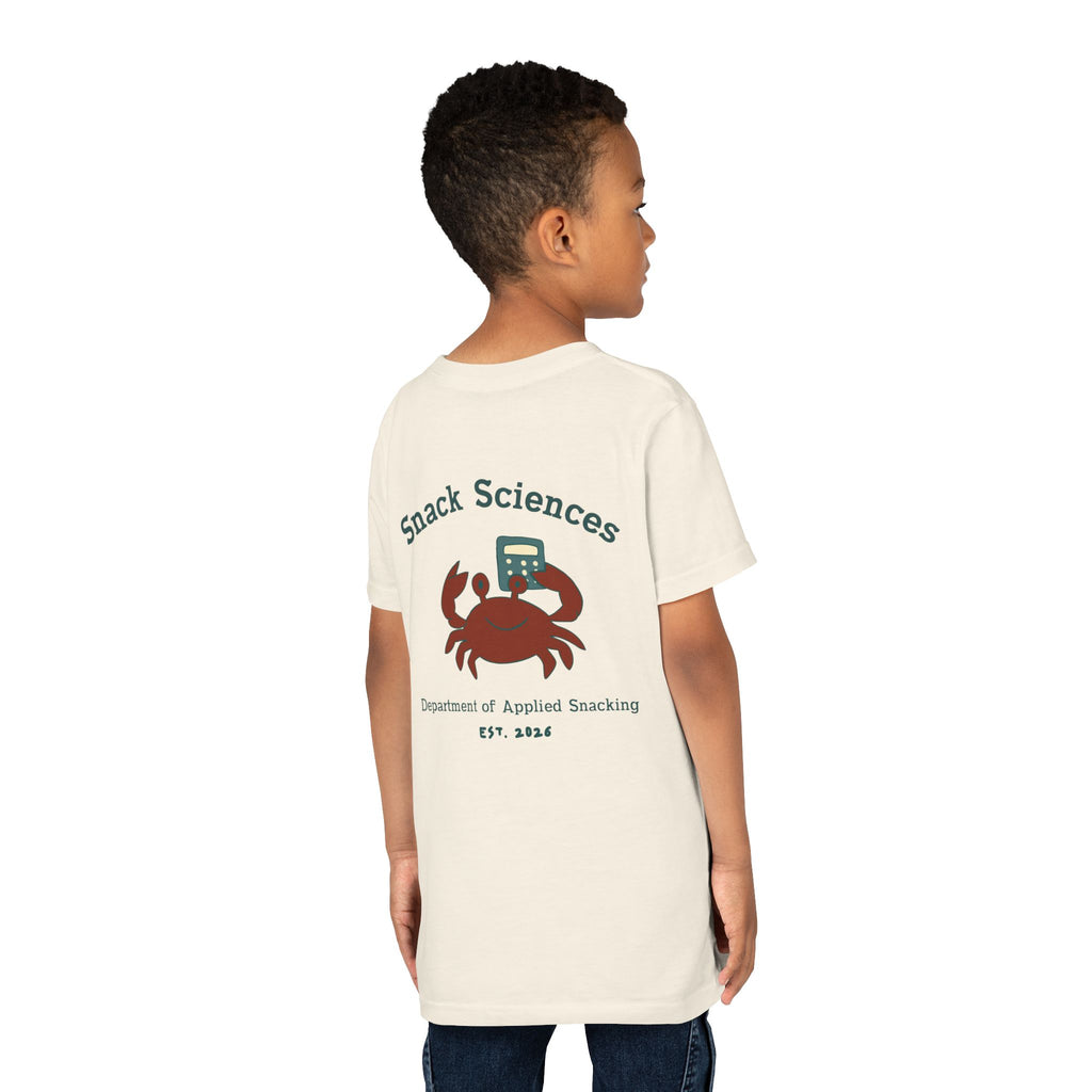 Brine Academy Youth Tee — Snack Sciences Crab Shirt