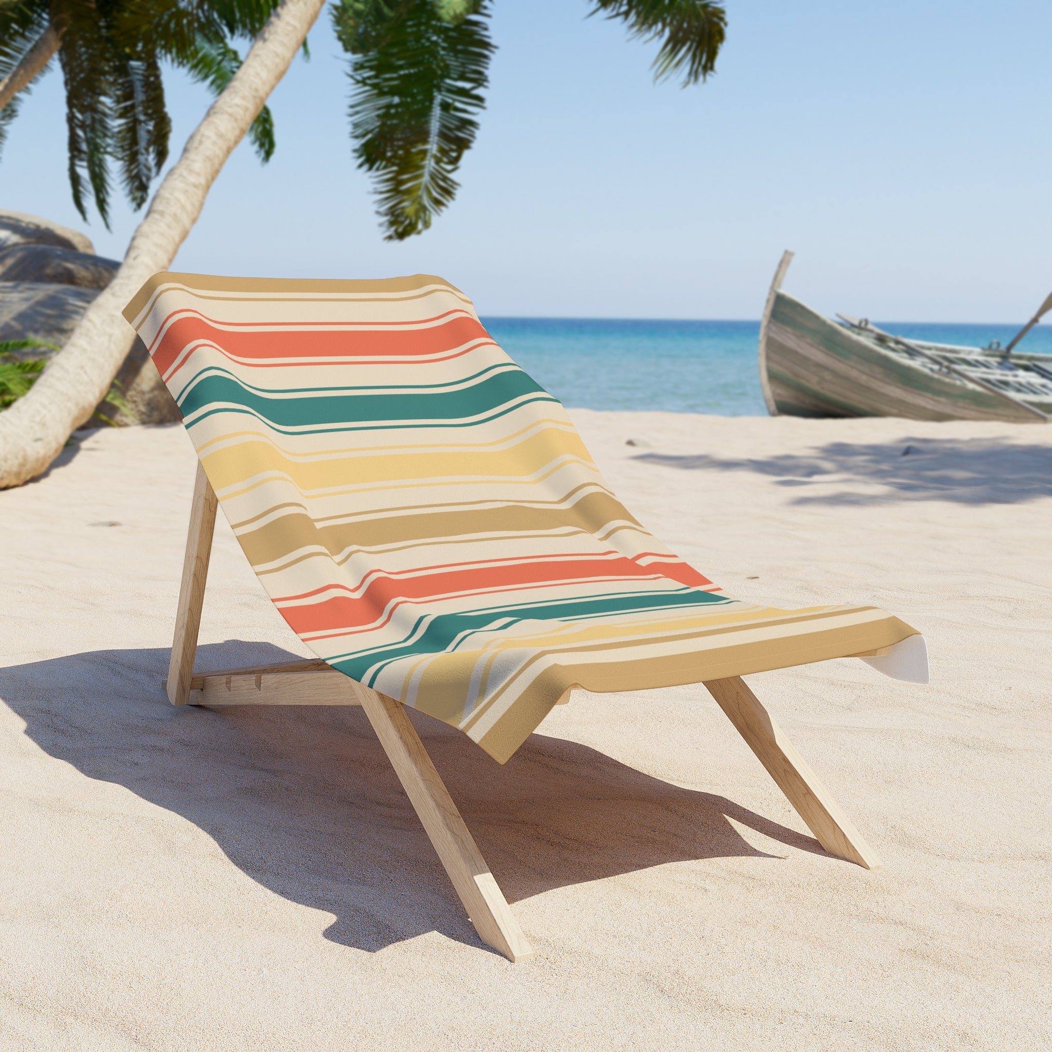 Brine Beach Club Cabana Stripe Beach Towel