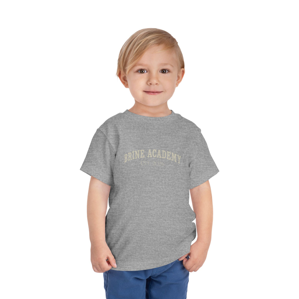 Toddler Tee — 'Brine Academy Est. 2026' Vintage School Kids Shirt