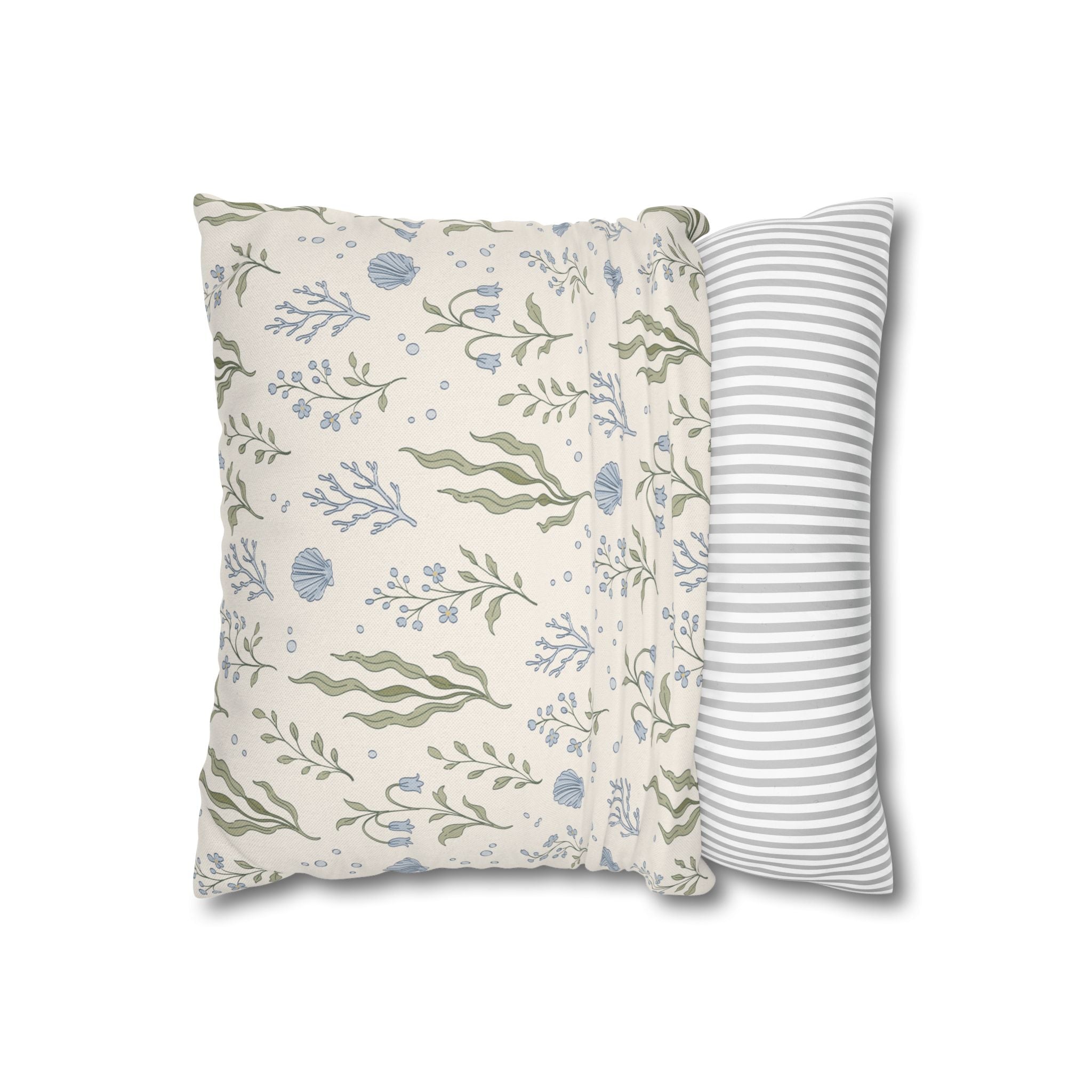 Sea Garden throw pillow cover Pillowcase | Square Decorative Pillowcase
