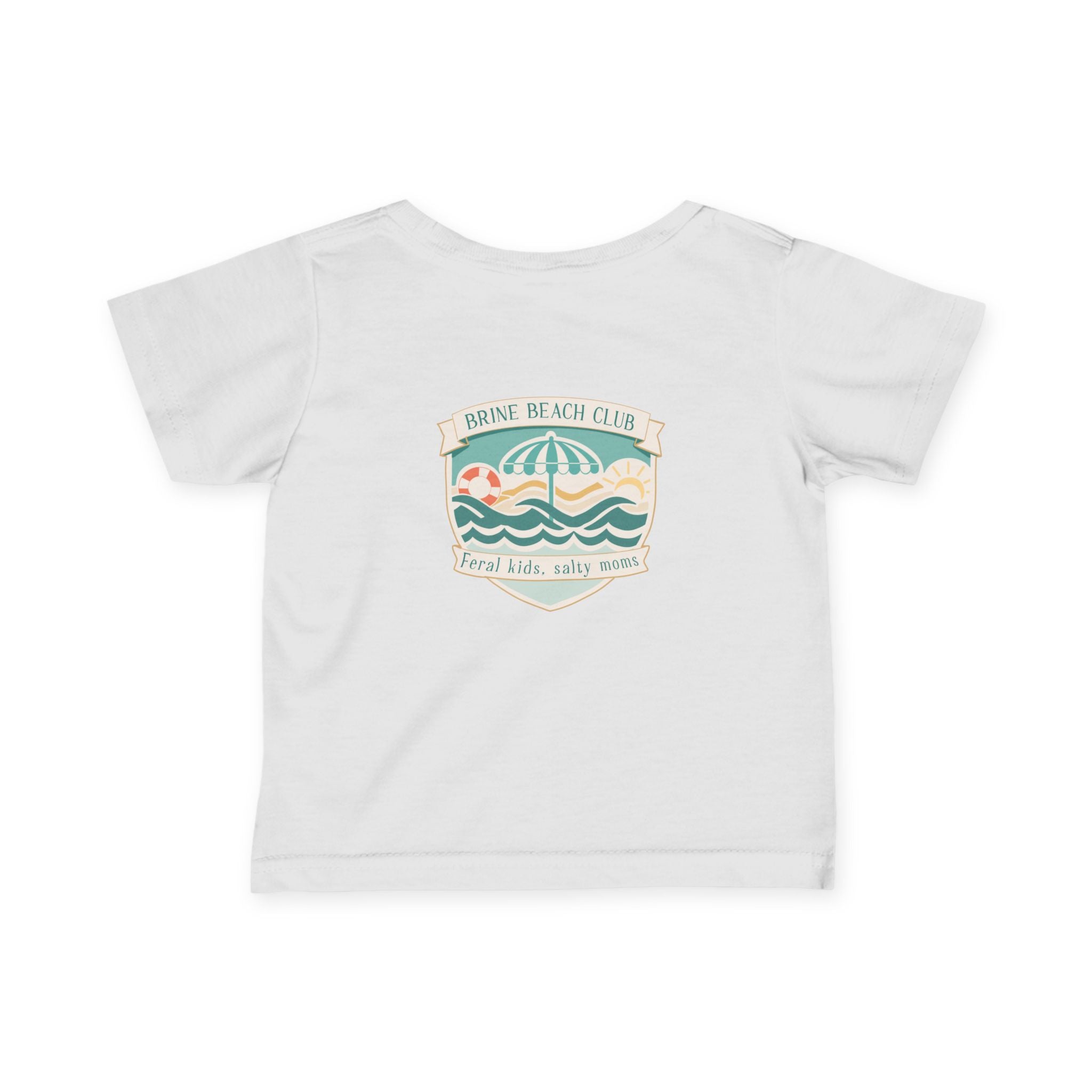 Brine Beach Club Infant Tee — Vintage Beach Club Toddler Top