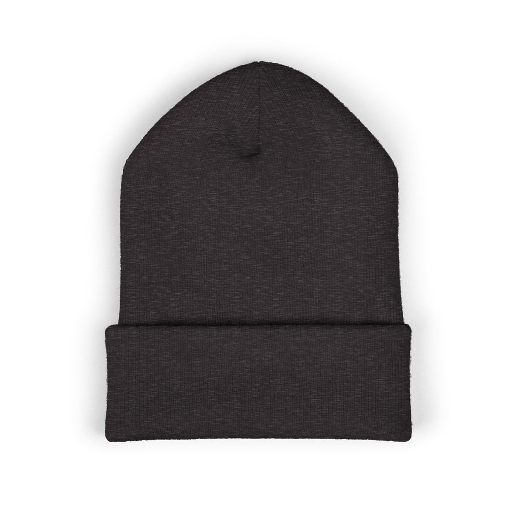 Embroidered 'Love, But Make It Chaos' Cuffed Beanie