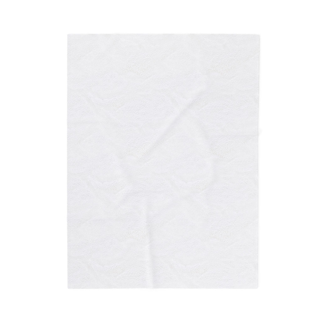 Merry Garland Velveteen Plush Blanket — Cozy Holiday Throw with Star & Banner Design