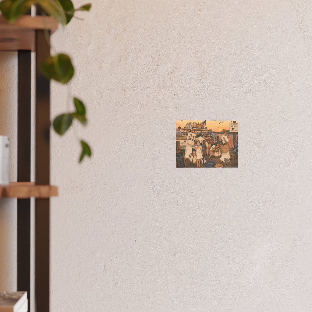 The Last Boat Home Art Print — Satin & Archival Matte Poster