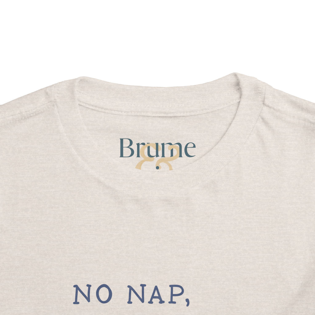 Toddler Tee — "No Nap, No Rules" Feral Kids Beach Club Graphic Shirt