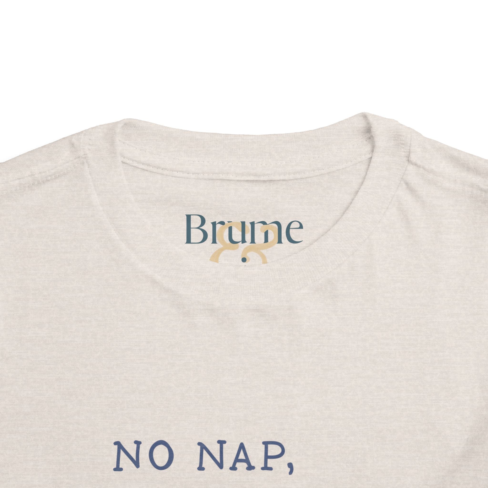 Toddler Tee — "No Nap, No Rules" Feral Kids Beach Club Graphic Shirt