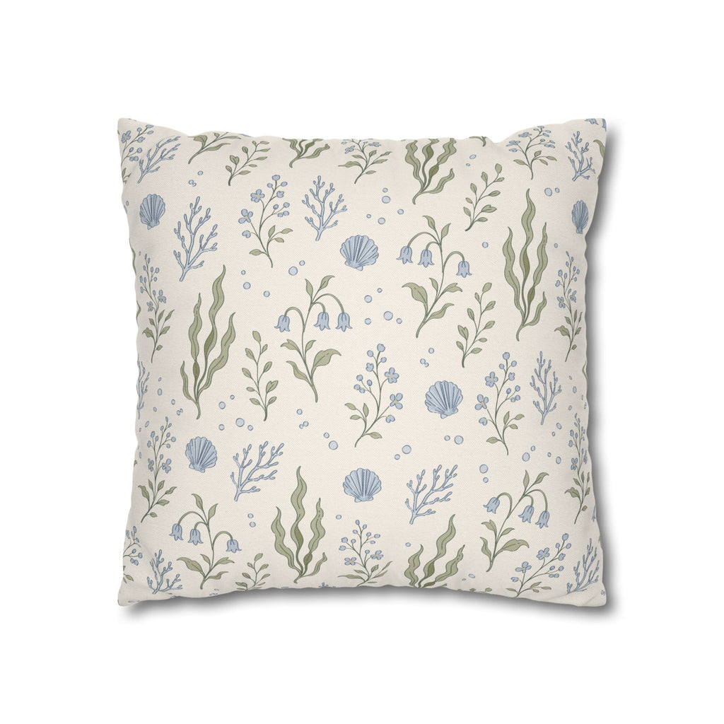 Sea Garden throw pillow cover Pillowcase | Square Decorative Pillowcase