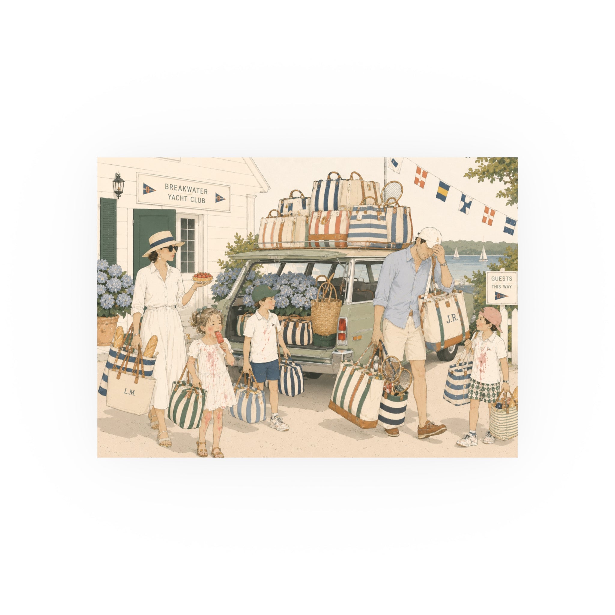 Summer Arrivals Art Print — Satin & Archival Matte Poster